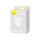 Nabíjecí adaptér do sítě Baseus Compact 2xUSB 10.5W bílý