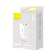 Nabíjecí adaptér do sítě Baseus Compact 3xUSB 17W bílý