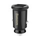 Adaptér do auta Baseus Car Charger 2x USB-A 3.1A černý