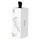 Rychlonabíjecí adaptér do sítě Baseus USB-A 24W QC 3.0 bílý