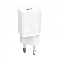 Rychlonabíjecí adaptér Baseus Super Si Quick USB-C 20W PD bílý