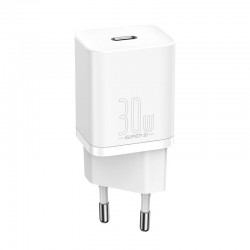 Rychlonabíjecí adaptér Baseus Super Si Quick USB-C 30W PD bílý