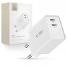 Rychlonabíjecí adaptér Tech-Protect C35W 2x USB-C PD35W bílý