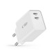 Rychlonabíjecí adaptér Tech-Protect C35W 2x USB-C PD35W bílý