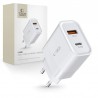 Rychlonabíjecí adaptér Tech-Protect C30W USB-C PD30W / USB-A QC 3.0 bílý