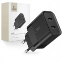 Rychlonabíjecí adaptér Tech-Protect C20W 2x USB-C PD20W černý