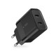 Rychlonabíjecí adaptér Tech-Protect C20W 2x USB-C PD20W černý