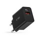 Rychlonabíjecí adaptér Tech-Protect NC30W USB-C PD30W / USB-A QC 3.0 černý