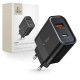 Rychlonabíjecí adaptér Tech-Protect C30W USB-C PD30W / USB-A QC 3.0 černý