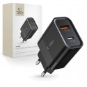 Rychlonabíjecí adaptér Tech-Protect C30W USB-C PD30W / USB-A QC 3.0 černý