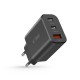 Rychlonabíjecí adaptér Tech-Protect NC30W 2xUSB-C PD30W / USB-A QC 3.0 černý