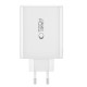 Rychlá nabíječka do sítě Tech-Protect NC100W GaN 3xUSB-C PD100W / USB-A QC 3.0 bílá