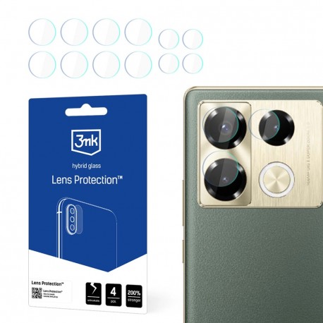 4x tvrzené sklo na kameru 3mk Lens Glass pro Infinix Note 40 Pro