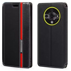 Kožená peněženka pouzdro pro Ulefone Armor X31 Pro 5G černé