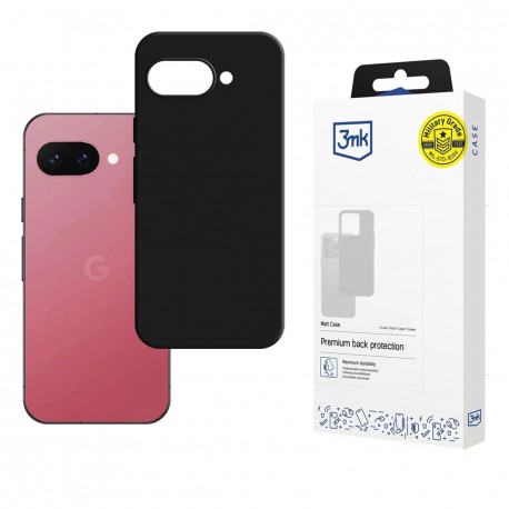 Silikonové pouzdro 3mk Matt Case pro Google Pixel 9a černé