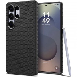 Pouzdro Spigen Liquid Air pro Samsung Galaxy S22 Ultra matně černé