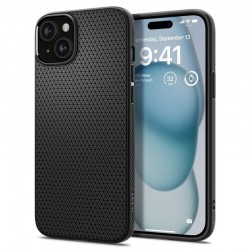 Pouzdro Spigen Liquid Air pro Apple iPhone 15 matně černé