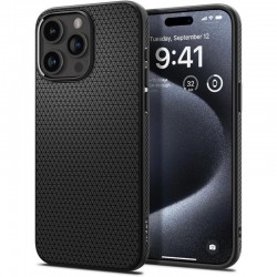 Pouzdro Spigen Liquid Air pro Apple iPhone 15 Pro matně černé