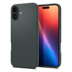 Pouzdro Spigen Liquid Air pro Apple iPhone 16 zelené