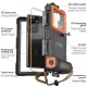 Voděodolné pouzdro Tech-Protect IPX8 pro telefony 4.7" - 6.7" černo-oranžové