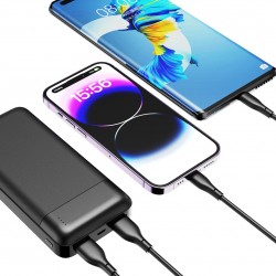 Powerbanka Dudao K18-1W 10000mAh USB-A / USB-C / microUSB černá