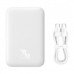 Powerbanka Baseus Magnetic Mini 6000mAh 20W MagSafe bílá