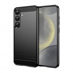 Silikonové pouzdro Carbon Case pro Samsung Galaxy S25+ černé