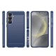Silikonové pouzdro Carbon Case pro Samsung Galaxy S25+ modré