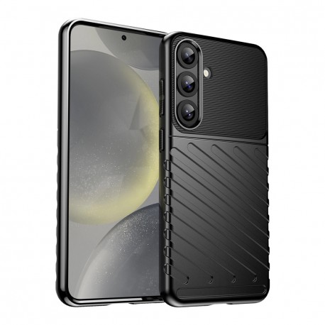 Silikonové pouzdro Thunder Case pro Samsung Galaxy S25+ černé