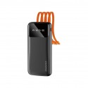Powerbanka Dudao K6 Pro 10000mAh USB-A / USB-C / Lightning černá