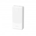 Powerbanka Dudao K10 10000mAh 2,4A 2x USB-A bílá