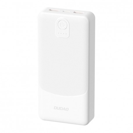 Powerbanka Dudao K10 Pro 20000mAh 2,4A 2x USB-A bílá