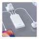 Powerbanka Dudao K10 Pro 20000mAh 2,4A 2x USB-A bílá