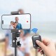 Tech-Protect L03S Bluetooth teleskopická selfie tyč se stativem 148cm bílá