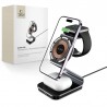 Bezdrátová stolní nabíječka 3v1 Tech-Protect QI15W-A29 Apple iPhone / Apple Watch / AirPods