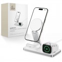 Bezdrátová nabíječka 3v1 Tech-Protect MagSafe QI15W-A47 Apple iPhone / Apple Watch / AirPods bílá