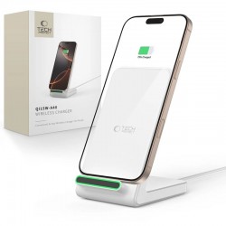 Rychlá bezdrátová nabíječka Tech-Protect QI15W-A40 bílá