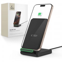 Rychlá bezdrátová nabíječka Tech-Protect QI15W-A40 černá