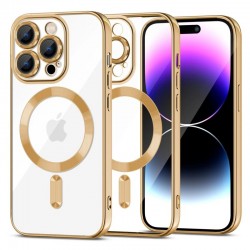 Pouzdro Tech-Protect MagShine MagSafe pro iPhone 15 Pro Max zlaté