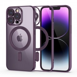 Pouzdro Tech-Protect MagShine MagSafe pro iPhone 14 Pro fialové