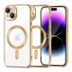 Pouzdro Tech-Protect MagShine MagSafe pro iPhone 13 zlaté