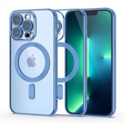 Pouzdro Tech-Protect MagShine MagSafe pro iPhone 13 Pro modré