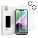 3x ochranné sklo 9H Tech-Protect Supreme Set 3-pack pro iPhone 14