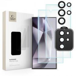 3x ochranné sklo 9H Tech-Protect Supreme Set 3-pack pro Samsung Galaxy S24 Ultra