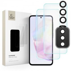 3x ochranné sklo 9H Tech-Protect Supreme Set 3-pack pro Samsung Galaxy A35 5G
