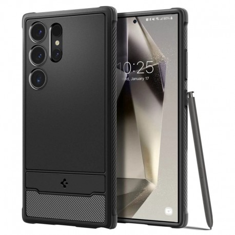 Pouzdro Spigen Rugged Armor pro Samsung Galaxy S24 Ultra matně černé