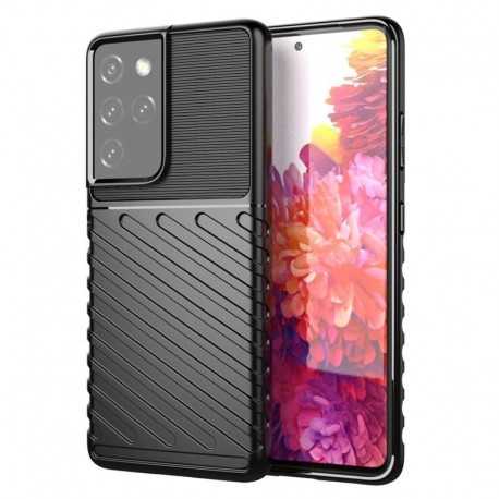Silikonové pouzdro Thunder Case pro Samsung Galaxy S23 Ultra černé
