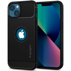 Pouzdro Spigen Rugged Armor pro iPhone 13 matně černé