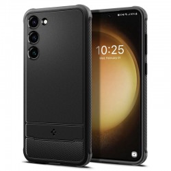 Pouzdro Spigen Rugged Armor pro Samsung Galaxy S23 matně černé