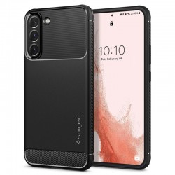 Pouzdro Spigen Rugged Armor pro Samsung Galaxy S22 matně černé